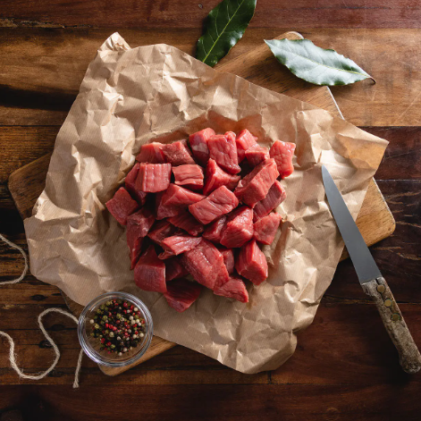 Diced Beef Rump (500grs)