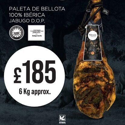 Silencio De Jabugo Paleta De Jamon 100% Iberico D.O.P